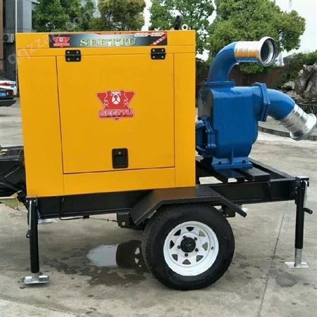 无锡10寸12寸14寸柴油水泵 柴油泵车机组 防汛使用水泵 大动力大流量