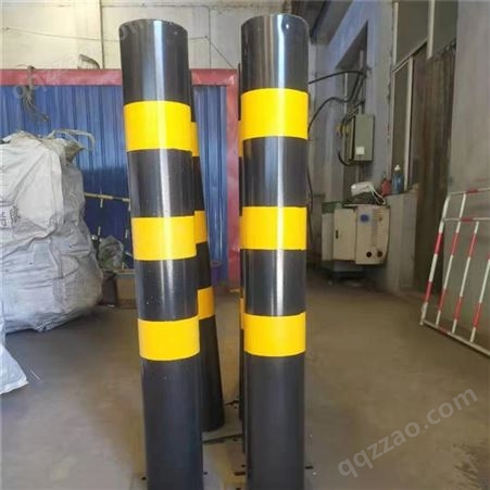 达安交通供应防撞钢管警示柱 路边防护铁立柱