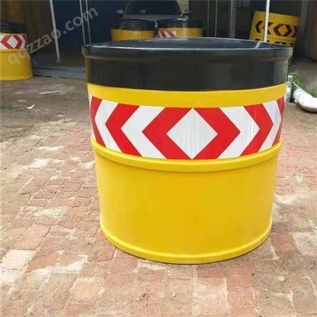 达安厂家供应交通设施玻璃钢防撞桶 大桶防撞桶(1000*800mm)