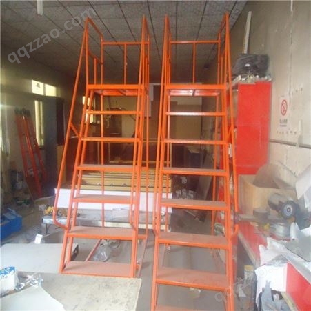 生产加工 单侧平台梯 工作仓储 作业带轮 多用款踏步梯