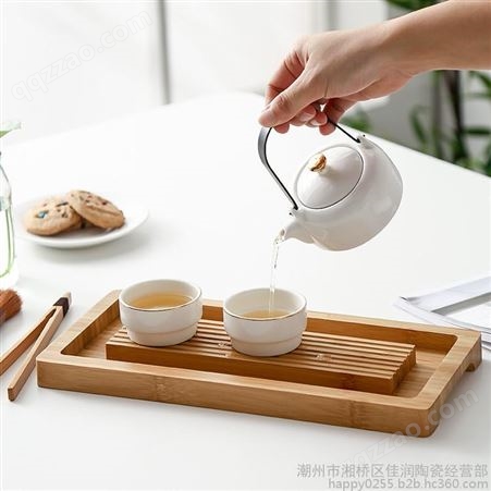 佳润CJY-201B 陶瓷家用泡茶器送礼整套茶壶茶杯茶盘礼盒套装