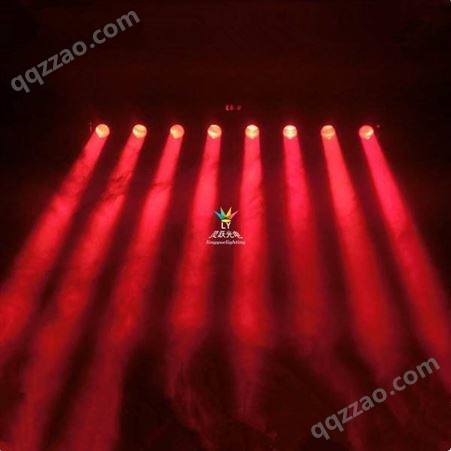 灵跃LED8眼光束灯工厂生产舞台酒吧跑马点阵DMX512八头LED光束摇头灯