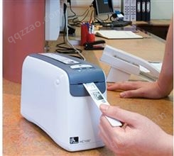 斑马打印机、斑马HC100、腕带打印机、ZEBRA条码打印机、热敏腕带标签机