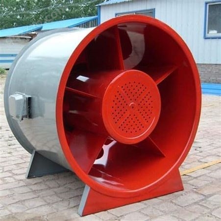  消防高温排烟风机 低噪音轴流式排烟风机 管道通风设备 禄飞厂家防锈防腐
