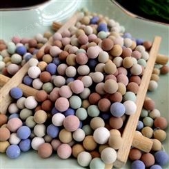 彩色陶粒 无土栽培绿植陶粒球 园林绿化陶粒
