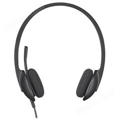 罗技（Logitech） H340 USB接口耳麦 头戴式耳机 带麦克风话筒 电脑办公教育培训学习 H340