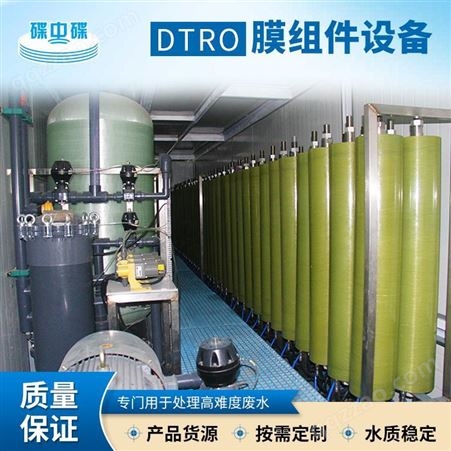 碟中碟垃圾渗滤液处理-dtro膜片-反渗透膜片-污水处理设备定制公司
