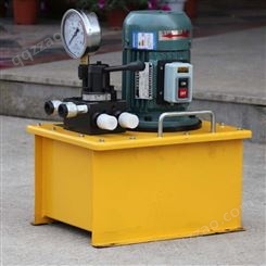 泰州厂家直供电动液压油泵_一拖二电动油泵_手动液压泵站