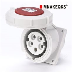 MNAWEQKS工业插头插座 防水防疝气插头 5P32A明装插座 支持定制