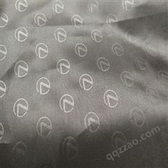 鸿炜纺织现货销售210d牛津布压花布品牌定制logo定制里布面料箱包里料白胚布