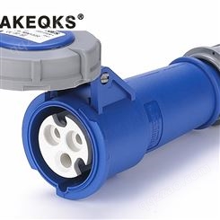 MNAKEQKS工业防水插头 防水插座插头 户外防雨插头 实物图