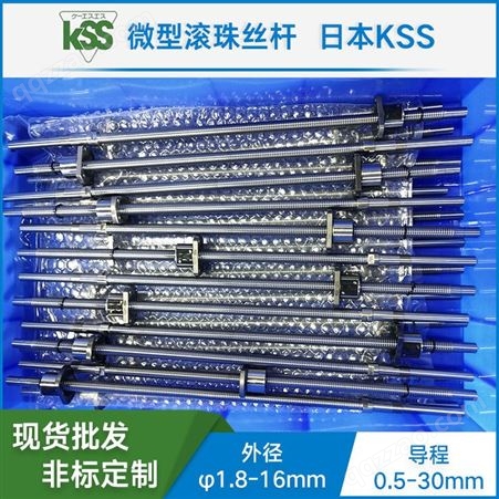 KSS微小型精密滚珠丝杆 SG0610滚珠丝杆中国总代理   微型步进丝杆减速电机