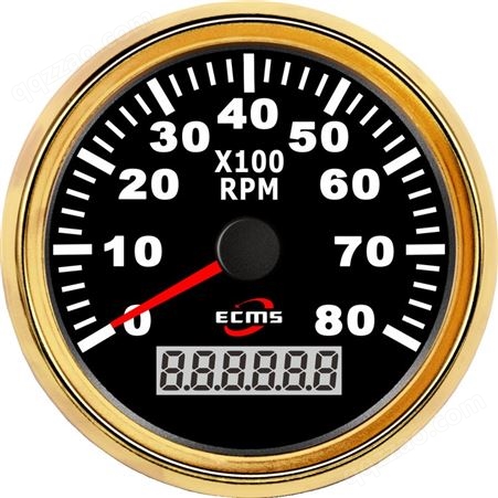仪创 ECMS 900-00018 船用转速表8000转显示仪表