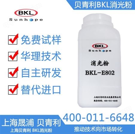 贝青利通用型消光粉BKL-E802 可替代德固赛OK520/格雷斯ED-30