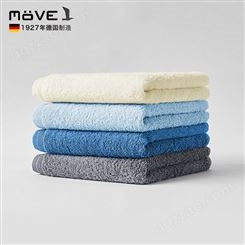 【MOVE SUPERWUSCHEL】吸水毛巾纯棉洗脸家用成人柔软全棉大毛巾
