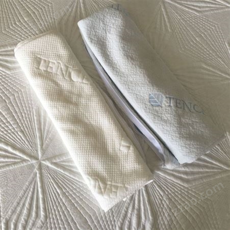 千畅米 针织兰精乳胶枕套 水洗天丝涤纶枕芯枕套 枕头套