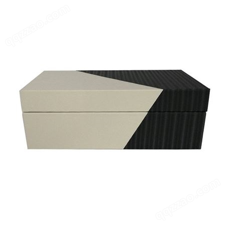 创意样板房首饰盒床头柜木质软装饰品收纳盒家具卖场新中式装饰盒