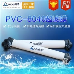 拓奇厂家直供汇通PVC-8040中空纤维超滤膜组件 净水设备废水回收