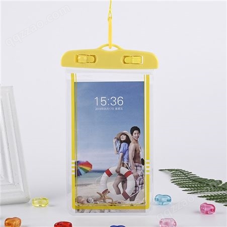 时尚透明手机防水袋 游泳漂流防水包PVC挂脖式手机保护袋加印logo