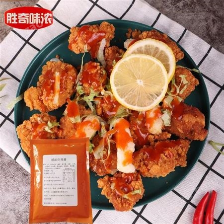 鑫强食品 胜奇味浓 韩式琥珀炸鸡酱 支持贴牌 酱汁 代工厂家