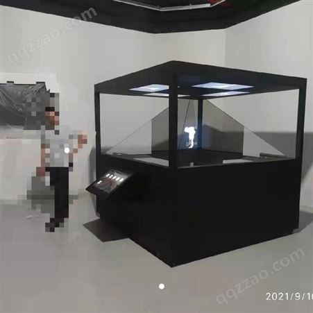 博朗克全息展柜180/270度3D全息投影展示柜三维立体360度幻影成像