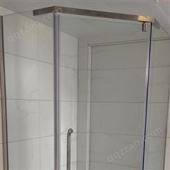 湖南钢化玻璃淋浴空间造型可选 平开门简易淋浴房洗浴空间