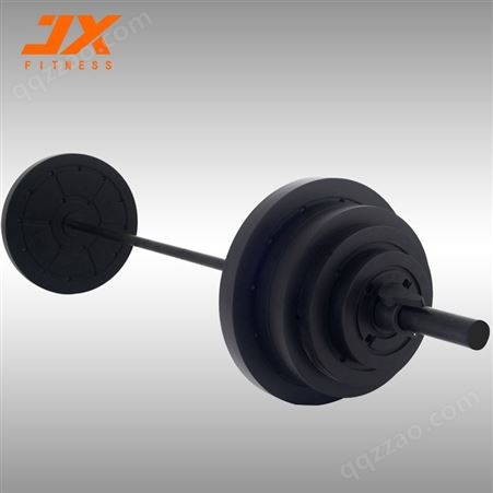 JX家用杠铃专用运动电镀奥杆配重杠铃片组合大孔环保无味健身器材