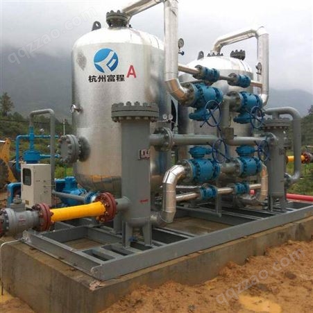杭州富程 煤矿瓦斯气脱水设备 分子筛脱水装置 天然气液化脱水撬 新疆天然气干燥机