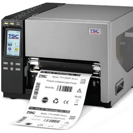 TSCTTP286MT 工业型宽幅条码标签打印机 警告警示标识可打印A4张