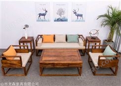 福建 新中式沙发背景 南美胡桃木板材报价价格 启航木业