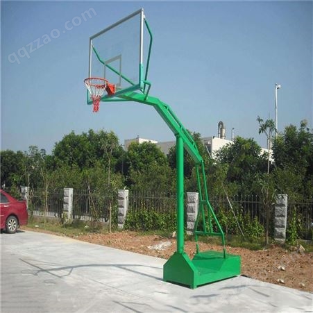 欢迎来电 冠龙体育 室外成人凹箱篮球架 标准户外篮球架