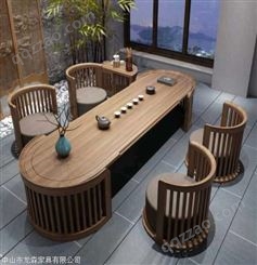 深圳 新中式白蜡木价格 茶桌椅组合 新中式实木茶桌