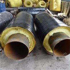 国标钢套钢保温钢管 高温蒸汽钢套钢保温钢管 洲际管道