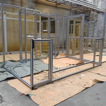 徐州供应移动车间隔离网 设计定做车间铝型材安全护栏 车间防护网