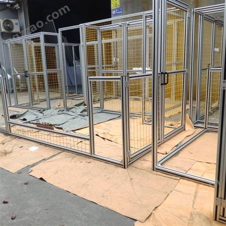 徐州供应移动车间隔离网 设计定做车间铝型材安全护栏 车间防护网