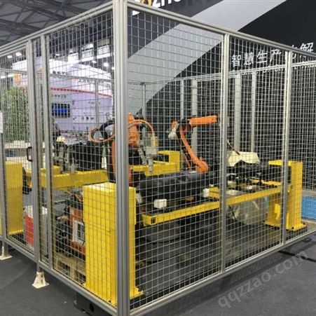 空调钣金折弯机器人围栏防护罩防弧光焊接铝型材框架加工来图加工