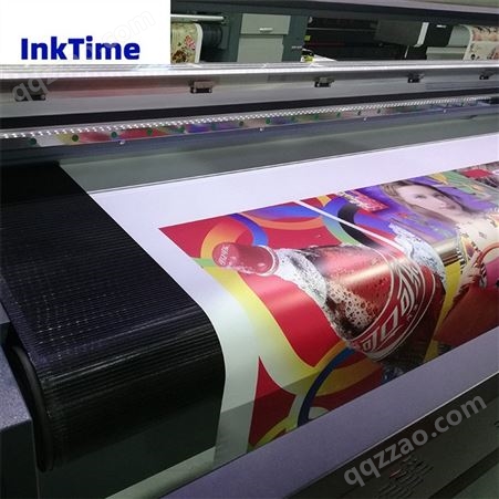 InkTime高性能网带皮革直喷打印机 弱溶剂卷材软膜直喷印刷机器