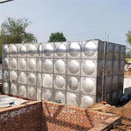 亚太方形玻璃钢水箱 SMC模压生活水箱 组合式消防水箱厂家