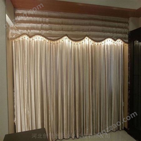 公寓窗帘 天津电动窗帘 遥控窗帘加盟销售