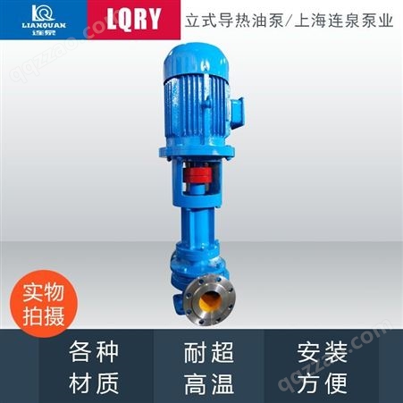 LQERY50-50-260上海连泉质保 LQRY50-50-260立式安装高温热油泵 RY立式导热油泵