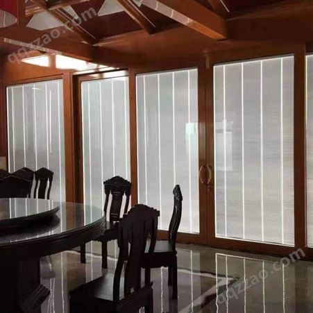 青岛中空内置百叶玻璃磁控百叶窗门窗材料要求 至本锦恒