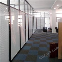 青岛办公空间规划就用铝合金玻璃隔断墙 至本锦恒