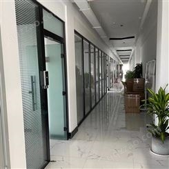 平度公司玻璃隔断办公区间划分高隔间墙安装 至本锦恒