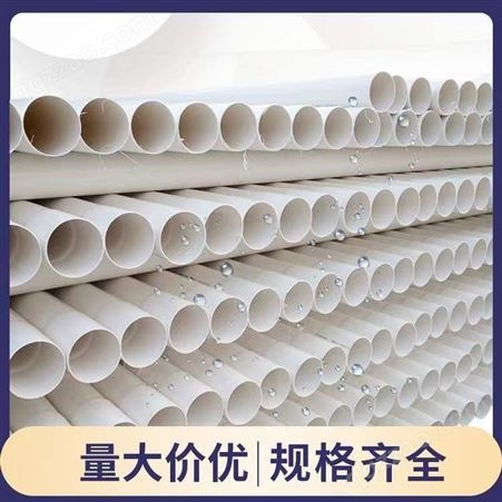 天津公元 PVC-U双壁中空螺旋降噪管消音管内螺旋排水管