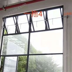 广州高窗手动中悬窗