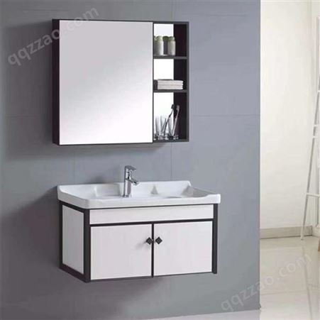 铝唯全铝浴室柜 欧式卫浴柜 焊接整板阳台洗衣柜定制