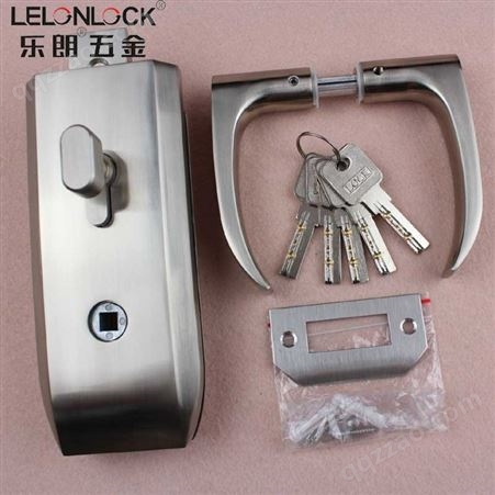RGL-1001锌合金玻璃锁办公室大门锁单开门锁工程门用五金配件
