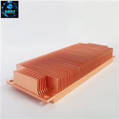惠州可定制铲齿纯铜散热器 电脑散热器厂家