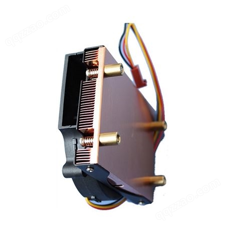 定制紫铜铲齿散热器 电脑CPU高密度散热器规格尺寸可来样加工