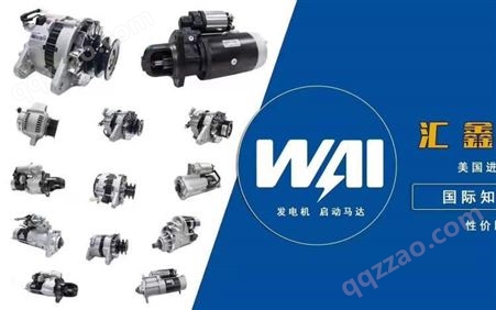 WAI美国进口起动机 零件号8-98141206-3 挖掘机机型ZX300/SH330
